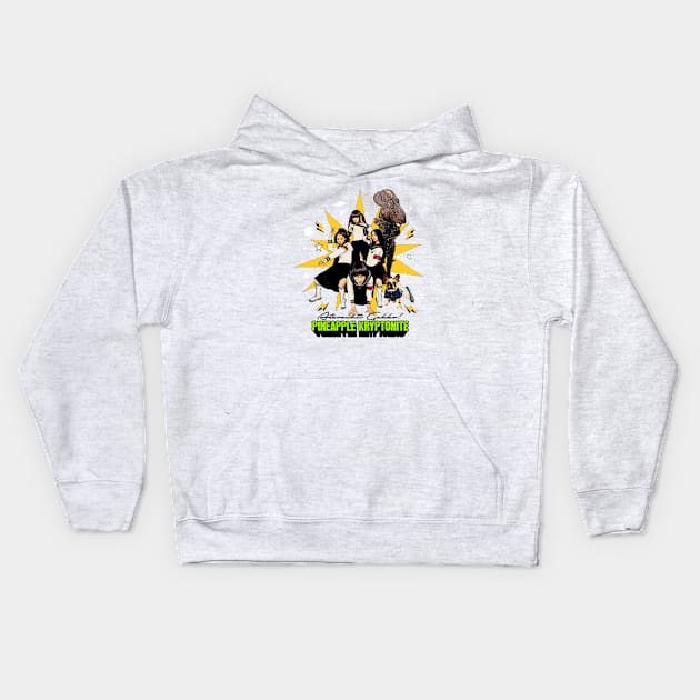 Atarashii Gakko! Pineapple Kryptonite Kids Hoodie by TonieTee